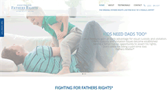 Desktop Screenshot of fathersrightslawfirm.com